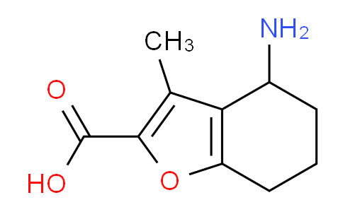CAS No. 1248547-74-1, 4-Amino-3-methyl-4,5,6,7-tetrahydrobenzofuran-2-carboxylic acid