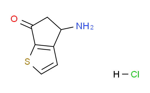 CAS No. 108046-16-8, 4-Amino-4H-cyclopenta[b]thiophen-6(5H)-one hydrochloride