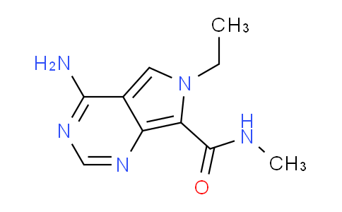 CAS No. 1707370-06-6, 4-Amino-6-ethyl-N-methyl-6H-pyrrolo[3,4-d]pyrimidine-7-carboxamide