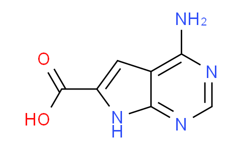 CAS No. 1257856-83-9, 4-Amino-7H-pyrrolo[2,3-d]pyrimidine-6-carboxylic acid