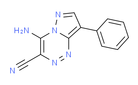 CAS No. 1021870-78-9, 4-Amino-8-phenylpyrazolo[5,1-c][1,2,4]triazine-3-carbonitrile