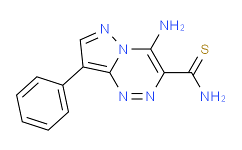CAS No. 1374509-52-0, 4-Amino-8-phenylpyrazolo[5,1-c][1,2,4]triazine-3-carbothioamide