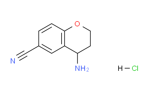 CAS No. 1199783-10-2, 4-Aminochroman-6-carbonitrile hydrochloride