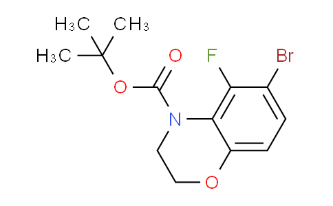 CAS No. 1352318-72-9, 4-BOC-6-Bromo-5-fluoro-2,3-dihydro-1,4-benzoxazine
