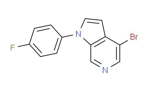 CAS No. 1300022-34-7, 4-Bromo-1-(4-fluorophenyl)-1H-pyrrolo[2,3-c]pyridine
