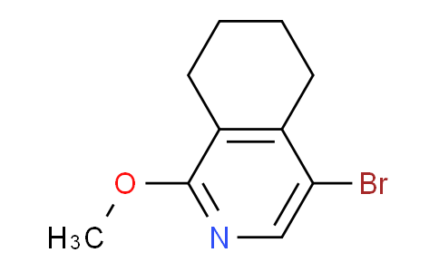 CAS No. 861136-83-6, 4-Bromo-1-methoxy-5,6,7,8-tetrahydroisoquinoline