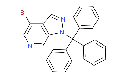 CAS No. 1416373-25-5, 4-Bromo-1-trityl-1H-pyrazolo[3,4-c]pyridine