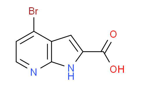 CAS No. 1234616-71-7, 4-Bromo-1H-pyrrolo[2,3-b]pyridine-2-carboxylic acid