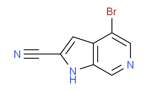 CAS No. 1934836-82-4, 4-Bromo-1H-pyrrolo[2,3-c]pyridine-2-carbonitrile