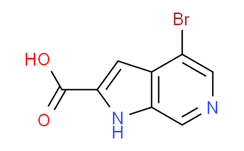 CAS No. 1252572-24-9, 4-Bromo-1H-pyrrolo[2,3-c]pyridine-2-carboxylic acid
