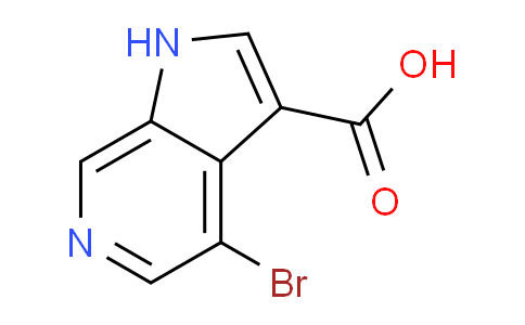 CAS No. 1190319-37-9, 4-Bromo-1H-pyrrolo[2,3-c]pyridine-3-carboxylic acid