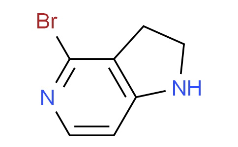 CAS No. 1260671-66-6, 4-Bromo-2,3-dihydro-1H-pyrrolo[3,2-c]pyridine