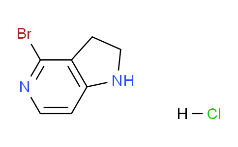 CAS No. 1956319-27-9, 4-Bromo-2,3-dihydro-1H-pyrrolo[3,2-c]pyridine hydrochloride