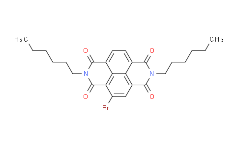 CAS No. 1315605-26-5, 4-Bromo-2,7-dihexylbenzo[lmn][3,8]phenanthroline-1,3,6,8(2H,7H)-tetraone