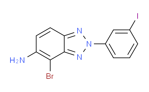 CAS No. 1706434-32-3, 4-Bromo-2-(3-iodophenyl)-2H-benzo[d][1,2,3]triazol-5-amine