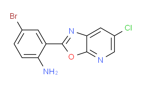 CAS No. 1354778-22-5, 4-Bromo-2-(6-chlorooxazolo[5,4-b]pyridin-2-yl)aniline