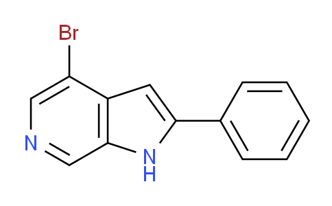 CAS No. 627510-81-0, 4-Bromo-2-phenyl-1H-pyrrolo[2,3-c]pyridine