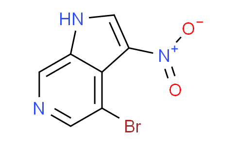 CAS No. 1190319-26-6, 4-Bromo-3-nitro-1H-pyrrolo[2,3-c]pyridine