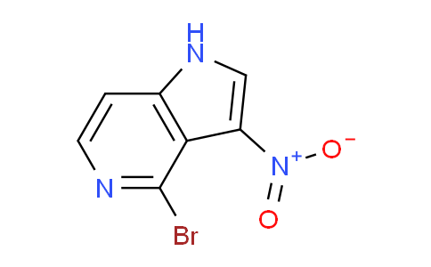 CAS No. 1190317-58-8, 4-Bromo-3-nitro-1H-pyrrolo[3,2-c]pyridine