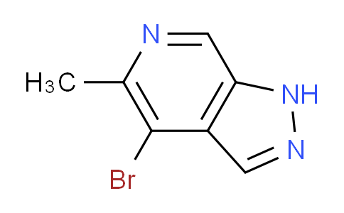CAS No. 1382848-65-8, 4-Bromo-5-methyl-1H-pyrazolo[3,4-c]pyridine