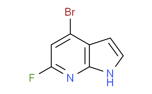 CAS No. 1190322-93-0, 4-Bromo-6-fluoro-1H-pyrrolo[2,3-b]pyridine