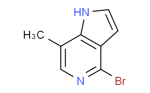 CAS No. 1082040-87-6, 4-Bromo-7-methyl-1H-pyrrolo[3,2-c]pyridine