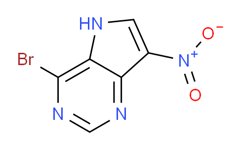 CAS No. 943846-24-0, 4-Bromo-7-nitro-5H-pyrrolo[3,2-d]pyrimidine