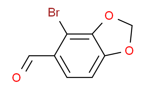 CAS No. 56008-63-0, 4-Bromobenzo[d][1,3]dioxole-5-carbaldehyde