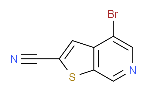 CAS No. 870235-00-0, 4-Bromothieno[2,3-c]pyridine-2-carbonitrile