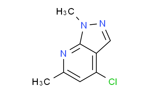 CAS No. 19867-78-8, 4-Chloro-1,6-dimethyl-1H-pyrazolo[3,4-b]pyridine