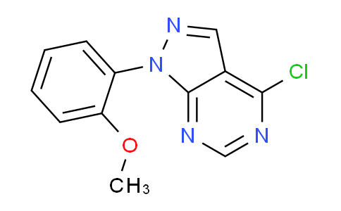CAS No. 650628-21-0, 4-Chloro-1-(2-methoxyphenyl)-1H-pyrazolo[3,4-d]pyrimidine