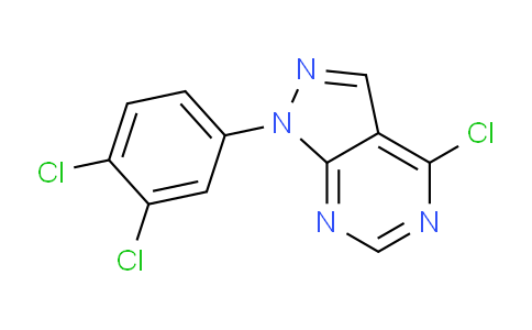CAS No. 890590-58-6, 4-Chloro-1-(3,4-dichlorophenyl)-1H-pyrazolo[3,4-d]pyrimidine
