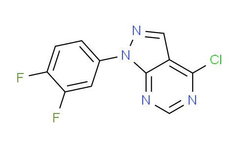 CAS No. 919735-36-7, 4-Chloro-1-(3,4-difluorophenyl)-1H-pyrazolo[3,4-d]pyrimidine