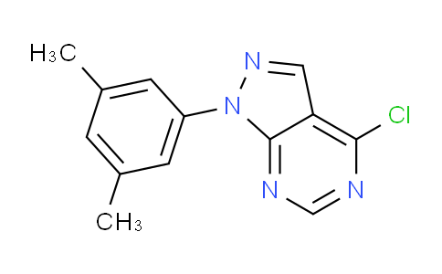 CAS No. 885524-15-2, 4-Chloro-1-(3,5-dimethylphenyl)-1H-pyrazolo[3,4-d]pyrimidine