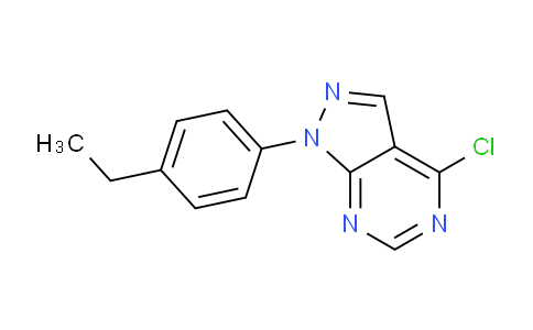 CAS No. 1267220-24-5, 4-Chloro-1-(4-ethylphenyl)-1H-pyrazolo[3,4-d]pyrimidine