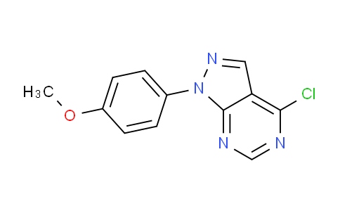 CAS No. 650628-54-9, 4-Chloro-1-(4-methoxyphenyl)-1H-pyrazolo[3,4-d]pyrimidine