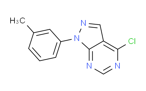 CAS No. 650628-11-8, 4-Chloro-1-(m-tolyl)-1H-pyrazolo[3,4-d]pyrimidine