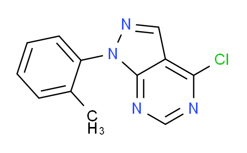 CAS No. 650628-61-8, 4-Chloro-1-(o-tolyl)-1H-pyrazolo[3,4-d]pyrimidine