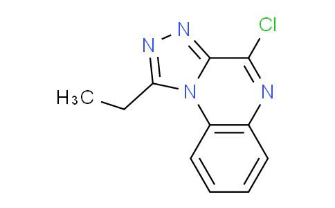 CAS No. 91895-40-8, 4-Chloro-1-ethyl-[1,2,4]triazolo[4,3-a]quinoxaline