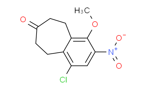 CAS No. 1354545-56-4, 4-Chloro-1-methoxy-2-nitro-8,9-dihydro-5H-benzo[7]annulen-7(6H)-one