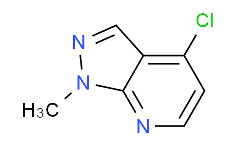 CAS No. 1268520-92-8, 4-Chloro-1-methyl-1H-pyrazolo[3,4-b]pyridine