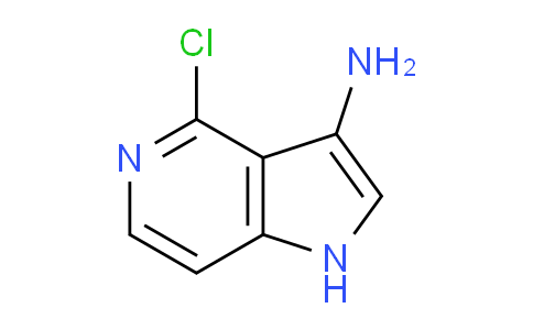 CAS No. 1190318-73-0, 4-Chloro-1H-pyrrolo[3,2-c]pyridin-3-amine