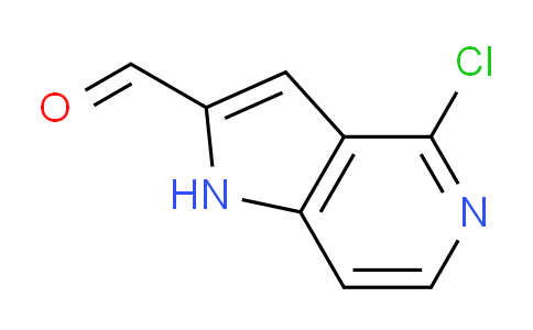 CAS No. 1256818-78-6, 4-Chloro-1H-pyrrolo[3,2-c]pyridine-2-carbaldehyde