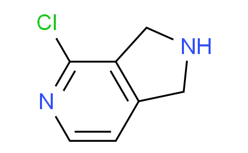 CAS No. 1393540-11-8, 4-Chloro-2,3-dihydro-1H-pyrrolo[3,4-c]pyridine