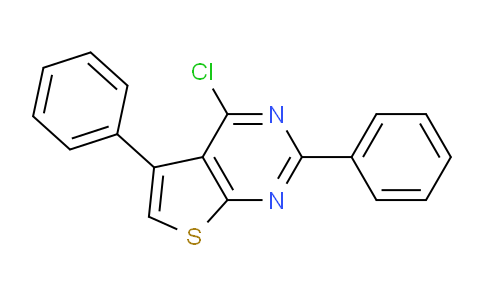 CAS No. 83548-63-4, 4-Chloro-2,5-diphenylthieno[2,3-d]pyrimidine