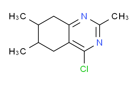 CAS No. 1935593-03-5, 4-Chloro-2,6,7-trimethyl-5,6,7,8-tetrahydroquinazoline