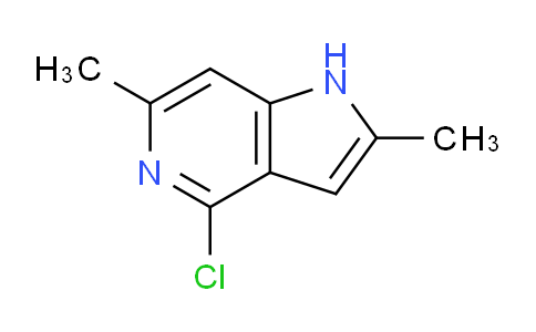 CAS No. 146398-90-5, 4-Chloro-2,6-dimethyl-1H-pyrrolo[3,2-c]pyridine