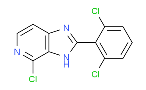 CAS No. 1334411-81-2, 4-Chloro-2-(2,6-dichlorophenyl)-3H-imidazo[4,5-c]pyridine