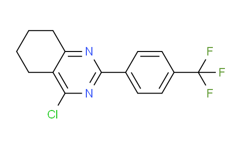 CAS No. 1303652-63-2, 4-Chloro-2-(4-(trifluoromethyl)phenyl)-5,6,7,8-tetrahydroquinazoline