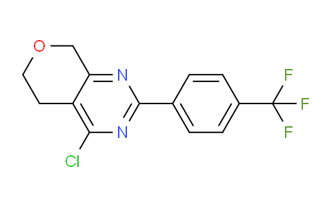 CAS No. 1922870-68-5, 4-Chloro-2-(4-(trifluoromethyl)phenyl)-6,8-dihydro-5H-pyrano[3,4-d]pyrimidine